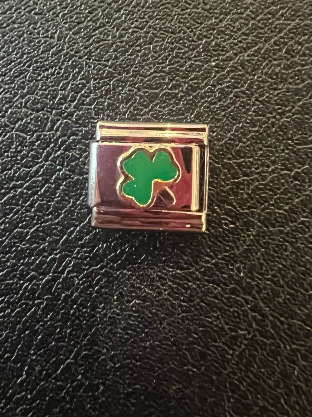 Clover Italian stainless steel charm